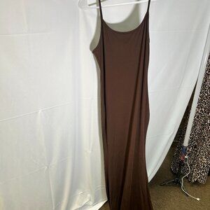sheinsxy brown maxi dress